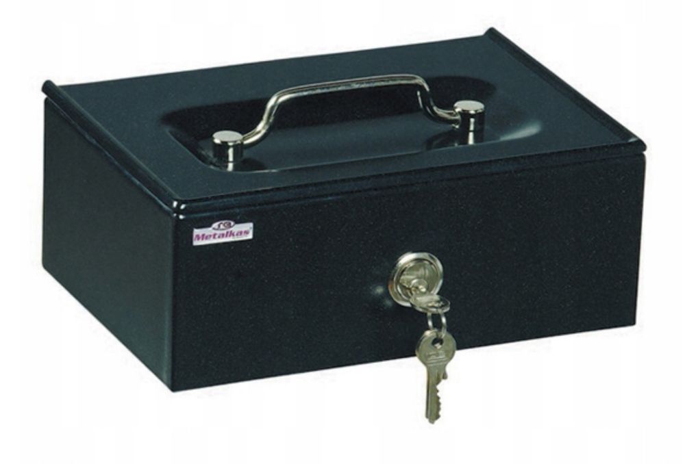Каса, сейф металевий для грошей METALKAS