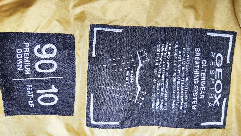 GEOX respiratory breathing system пуховик