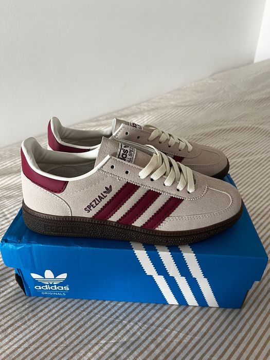 Adidas spezial bege e bordo