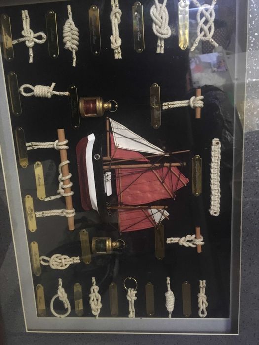 Quadro/ Moldura com motivos náuticos