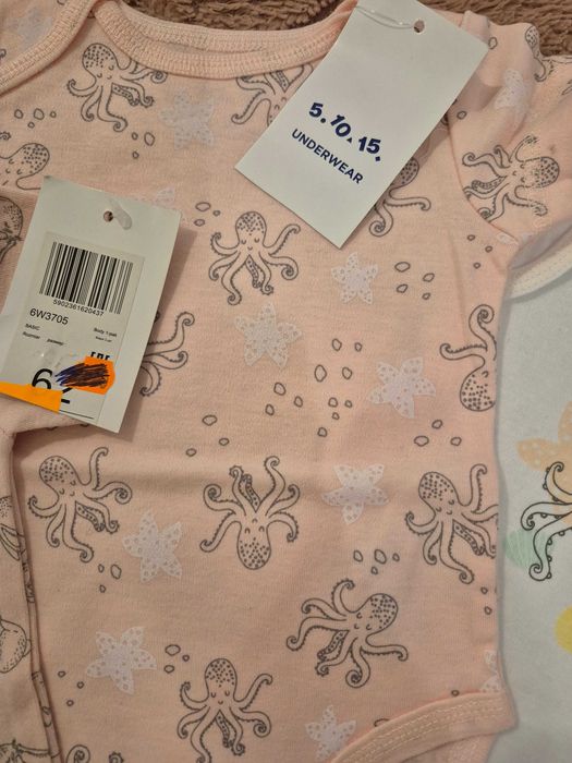 Komplet 4 sztuk Body Pajacyk