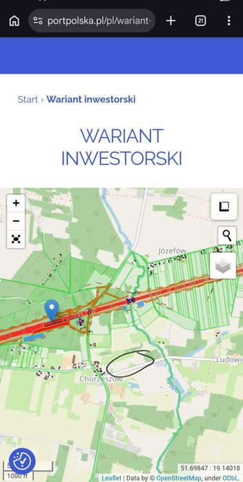 Działka 999 m² | 157/27 | MPZP | 700 m od planowanej stacji KDP CPK - Widok 2
