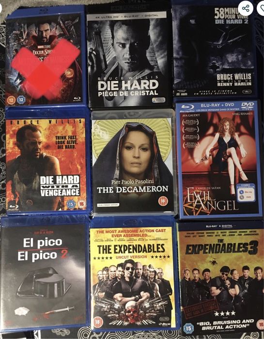 Vários Blu ray sem legendas em Português P1