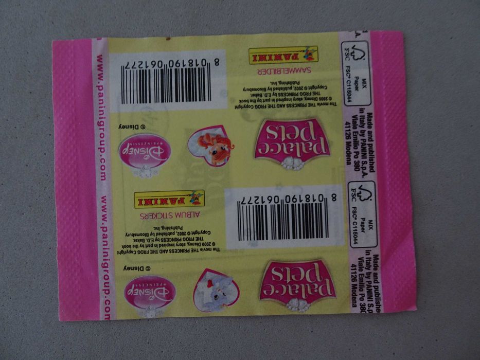 Carteira de cromos fechada Palace Pets - Panini