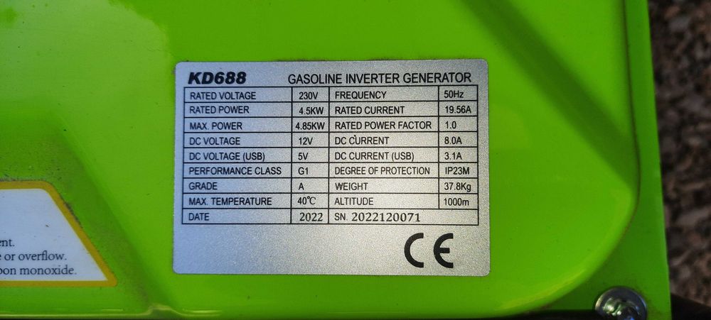 Wynajem agregat prądotwórczy 4,5 kW, wypożyczalnia agregat