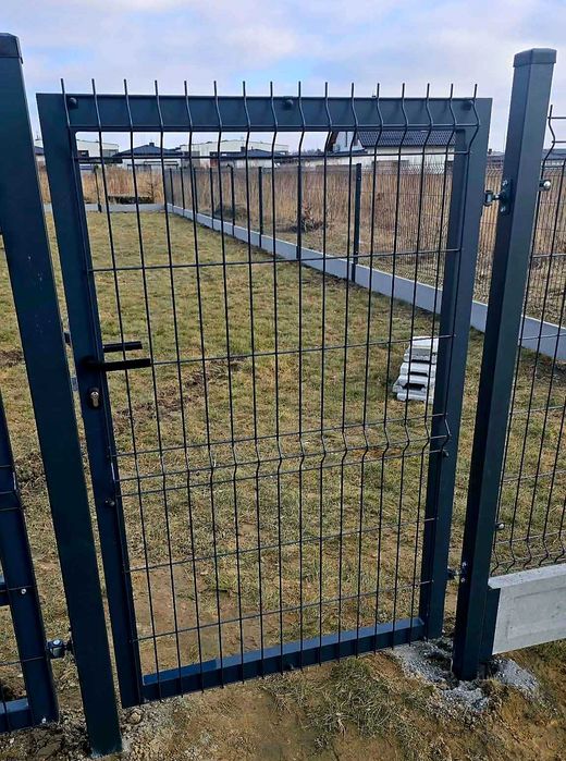 Brama Panelowa 3d. Furtki. Ogrodzenie panelowe