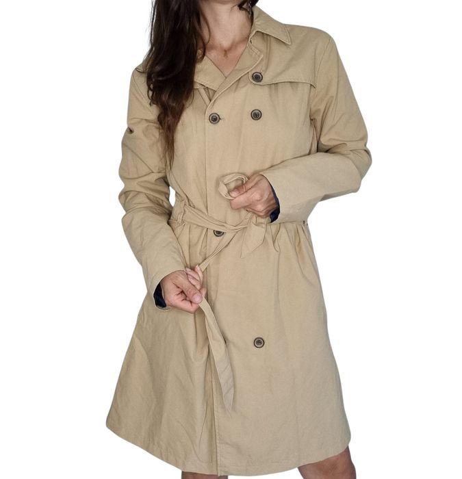 Beżowy płaszczyk trencz lmtd rozmiar s 36