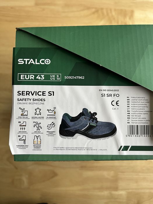 Półbuty robocze Stalco Service 42