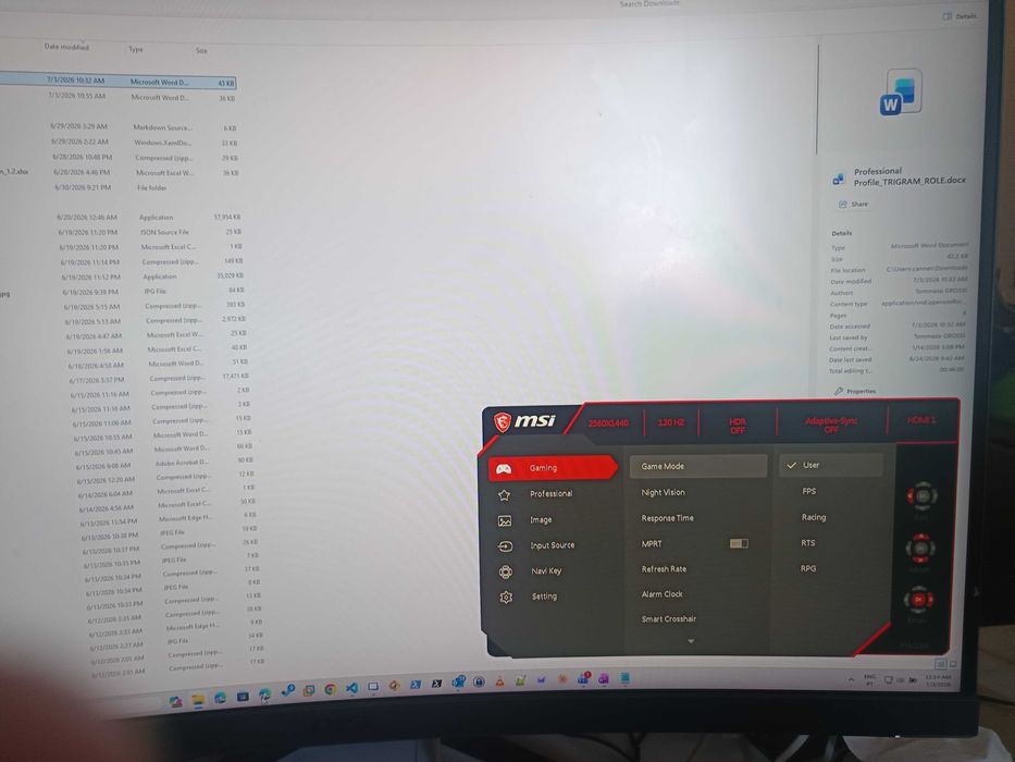 Monitor Gaming MSI G32CQ4 E2 31,5" Curvo QHD 170Hz VA
