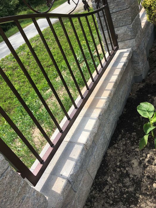 Daszek płaski do ogrodzenia