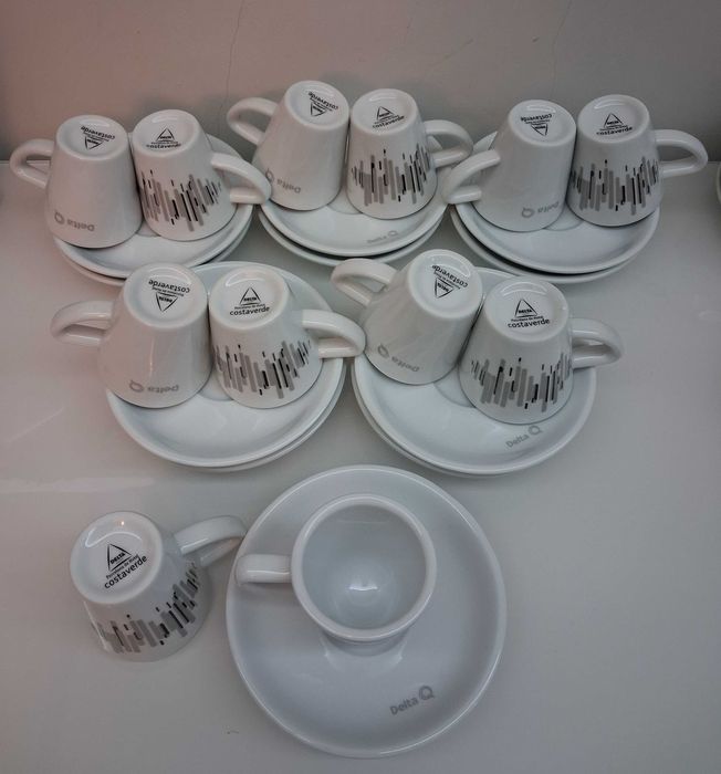Conjunto de 12 Chávenas Delta Novas