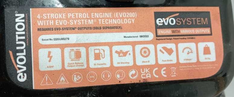 Agregat prądotwórzyczy Evolution EVO200