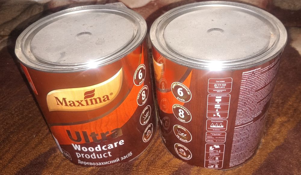 Деревозахисний засіб (лак для дерева) 2,5л Maxima горобина