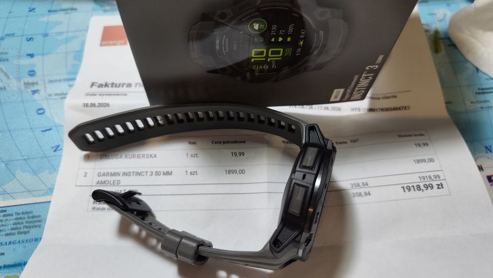 Garmin instinct 3 50mm AMOLED gwarancja