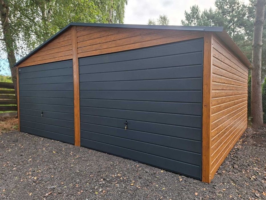 Garaż blaszany Premium Blaszak 6x5 m od Producenta Garaże 6x5 7x5 8x5 6x6 7x6 8x6 Producent !