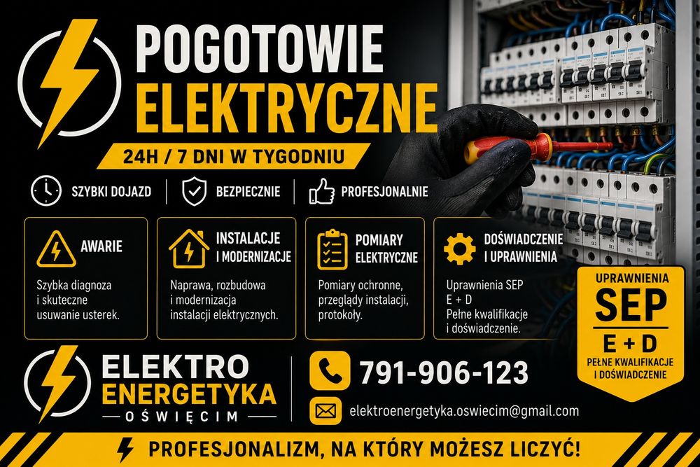 Usługi elektryczne | Elektryk | Awarie | Przeglądy