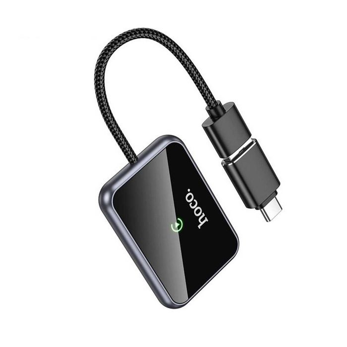 Адаптер CarPlay Hoco HU1 беспроводной карплей в машину / бездротовий