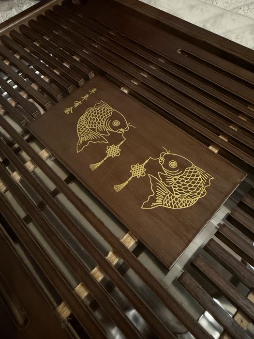 Деревянная чайная доска «Ке Му»+ набор посуды