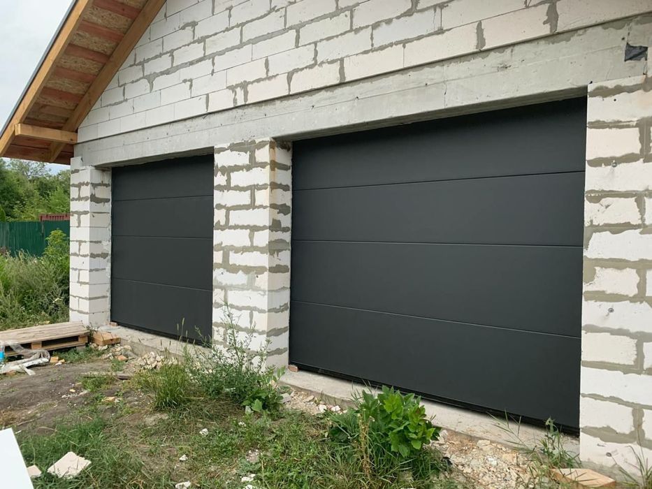 Секційні гаражні ворота (АВТОМАТИЧНІ РУЧНІ) власний ЕКСПОРТ