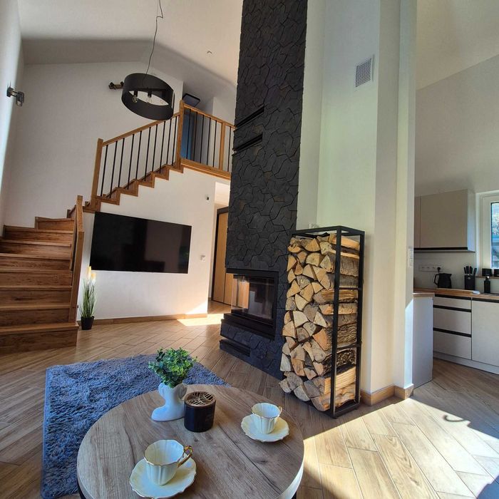 Domek na wynajem z sauną i jacuzzi kominek wieczór panieński