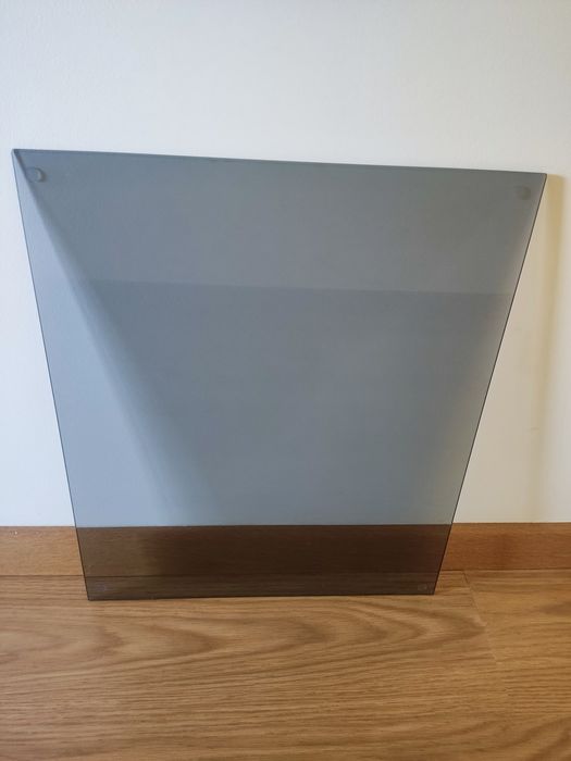 Cómoda 6 gavetas 80*123cm c/tampo de vidro