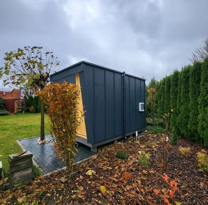 Sauna ogrodowa 3,5m x 2,3m Piec wi-fi + głośniki  Hit!