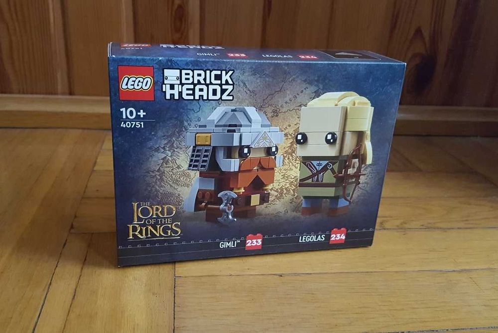 LEGO 40751 BrickHeadz - Legolas i Gimli - NOWY