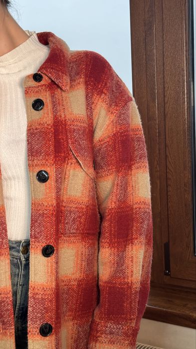 Утеплена рубашка-кардиган