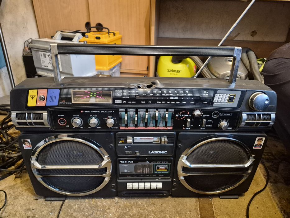 Radiomagnetofon Boombox Lasonic TRC-931 klasyk vintage zabytek