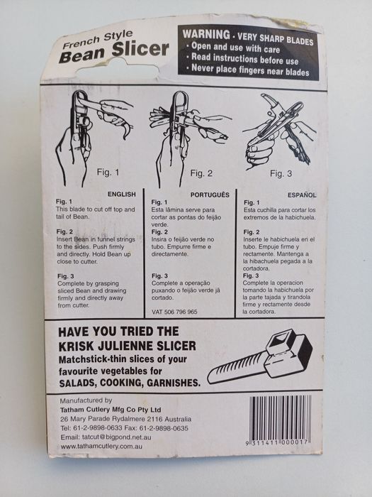 Cortador de feijão verde - NOVO64729495010050122