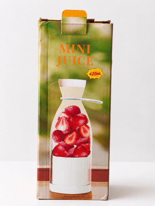 Портативний блендер Mini Juice 420 мл | USB | Новий