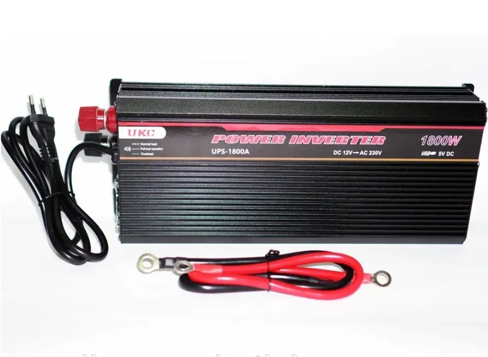 Преобразователь бесперебойник 12-220V зарядка 800 1300W 3200W инвертор