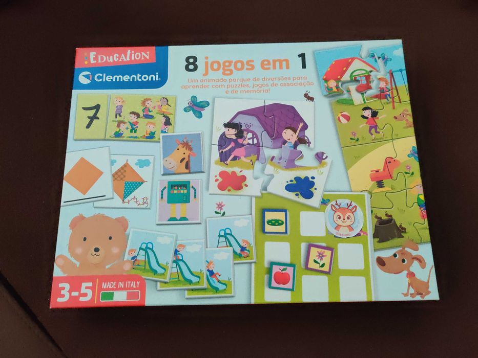 Jogo Clementoni 8 em 1 + Oferta
