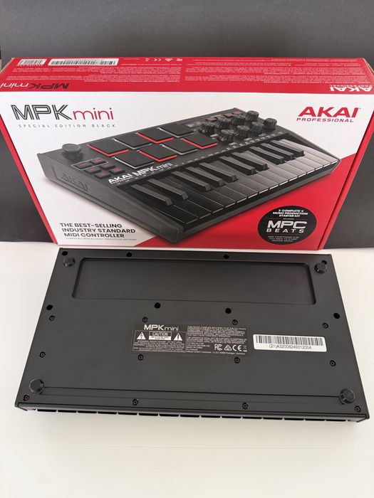 Akai - CONTROLADOR MIDI MPK Mini MkIII Special Edition Black: