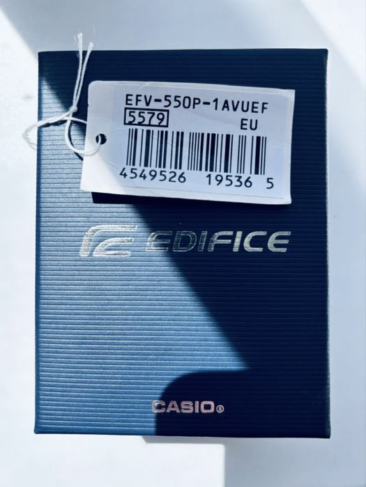 CASIO EDIFICE CLASSIC EFV-550P-1AVUEF наручний годинник•часы касио эдифис новые