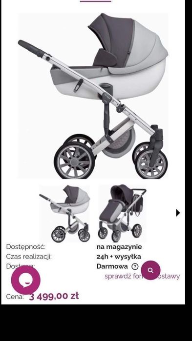 Wózek dziecięcy 4 w 1