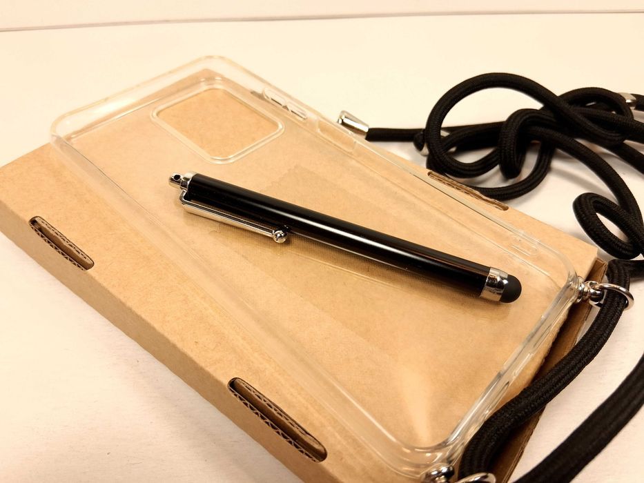 Z079 Etui Sznurek Oukitel C35 C36 Przezroczyste Silikonowe Folia Rysik