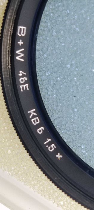 Filtro B+W Schneider  46mm KB-6 novo - para maquinas fotográficas
