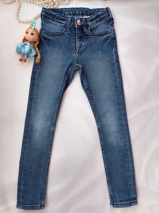 Джинсы скинни зауженные узкачи Super Skinny Fit Jeans H&M 4-5лет