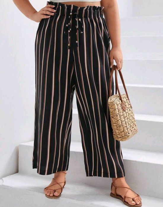 Shein spodnie w paski 1xl