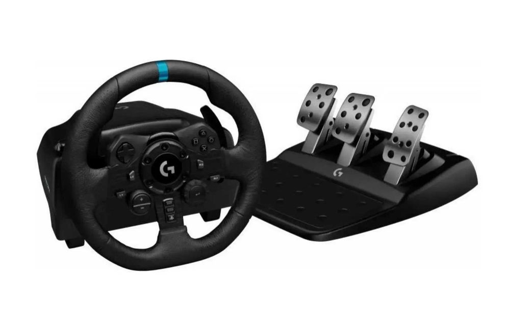 Комплект (кермо, педалі) Logitech G923 PS5/PS4/PC