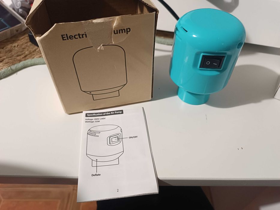 Pompka do pakowania worków z ubraniami 55W