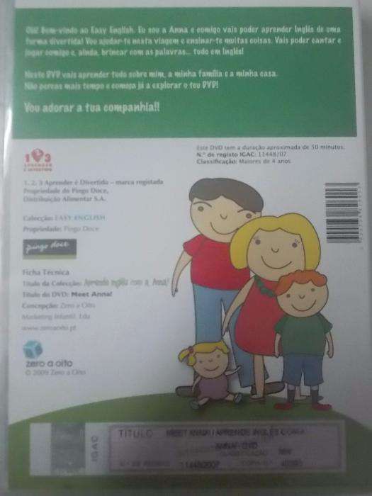Pack DVDs aprende a falar inglês.