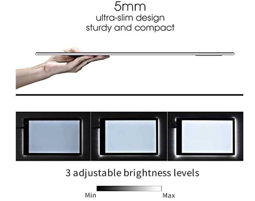 Tablet do rysowania, tablica kreślarska A4 + zestaw kredek