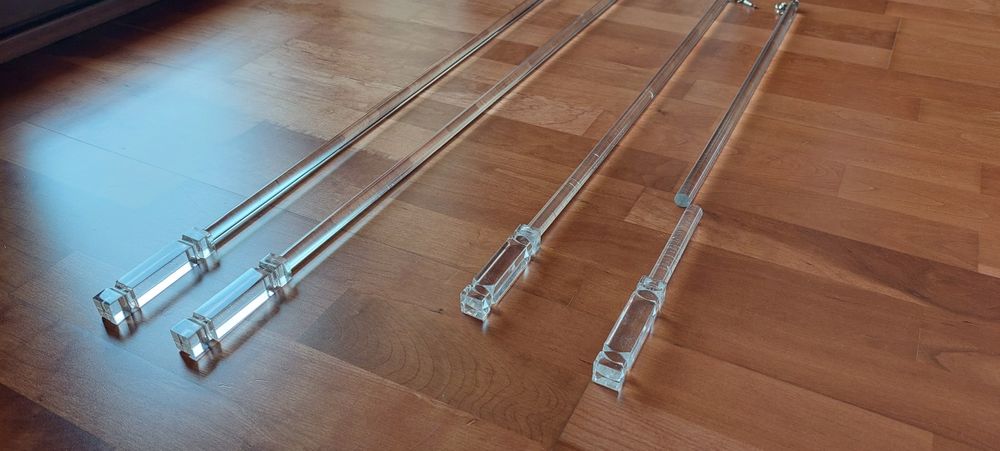 4 Varetas de Cortinados - Transparentes