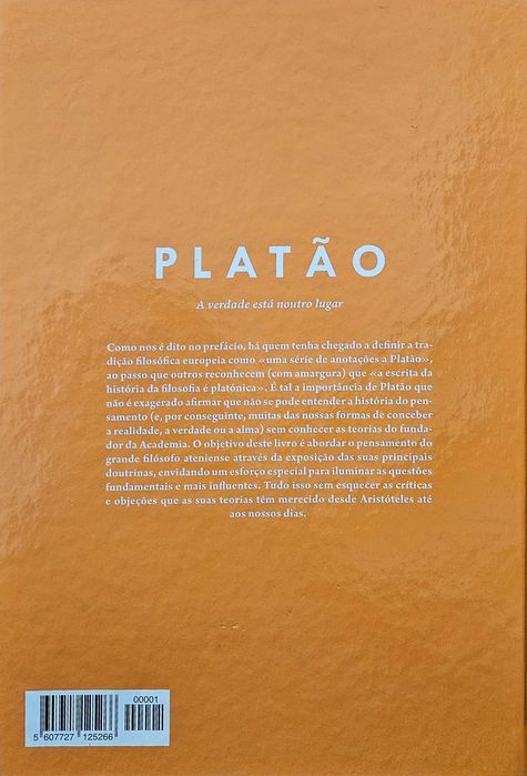 Livro Platão - A verdade está noutro lugar