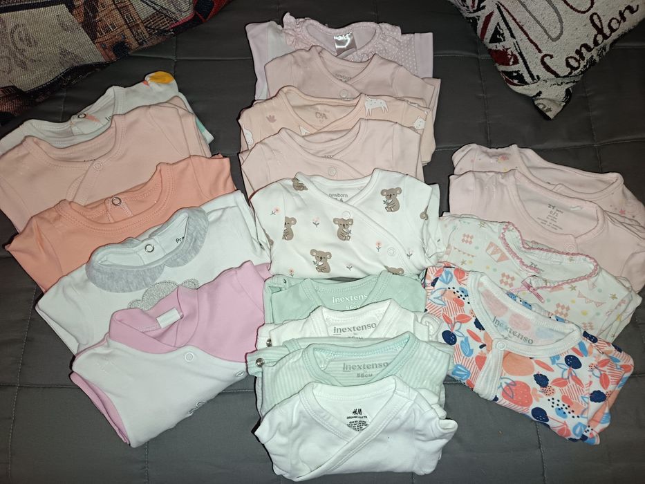 Lote 14 babygrows + 4 bodys