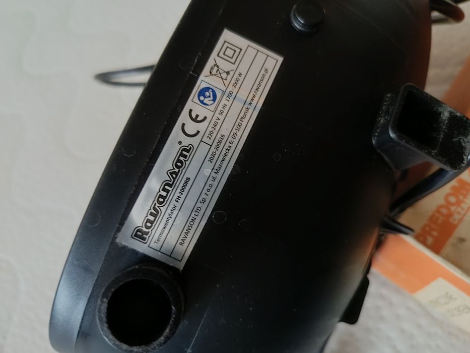 Termowentylator dwuzakresowy 2000 W prawie nie używany