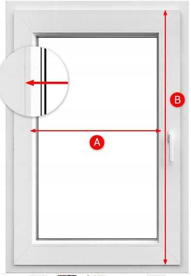 2 zasłony dzień i noc - 36 cm x 150 & 75 cm x 150 Białe