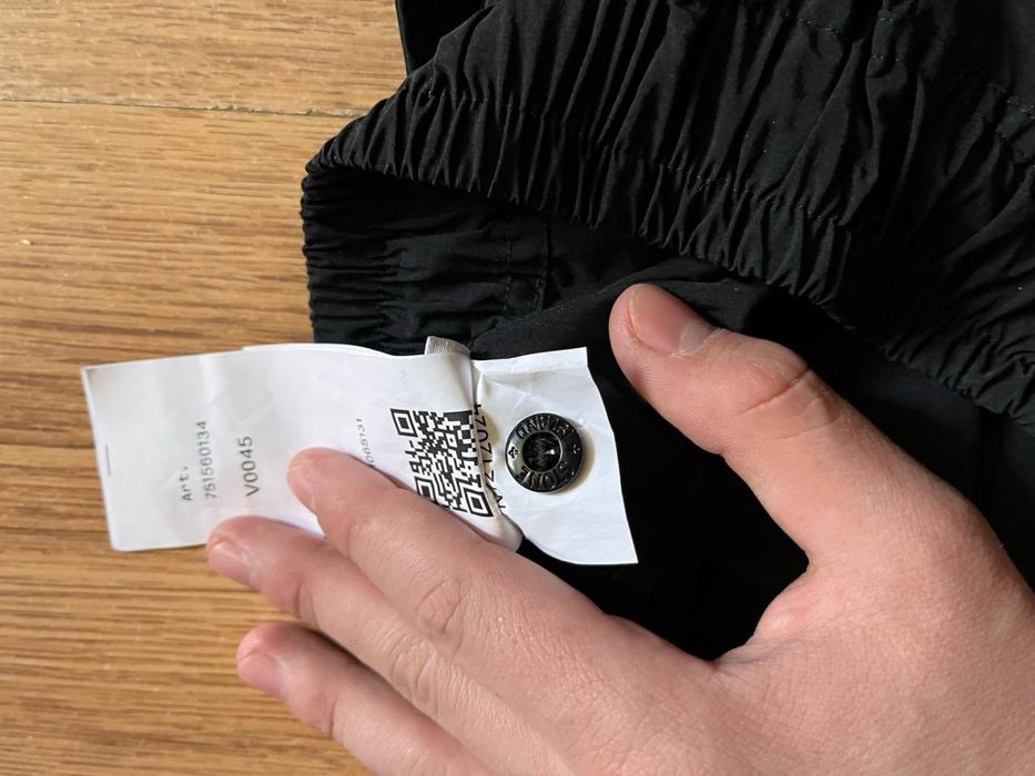 Spodenki Stone Island – nylon/czarne/stan bardzo dobry